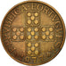 Portugal, Escudo, 1977, EF(40-45), Bronze, KM:597