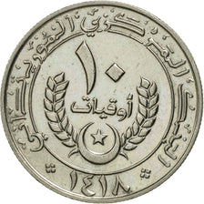 Monnaie, Mauritanie, 10 Ouguiya, 1997, SUP+, Copper-nickel, KM:4