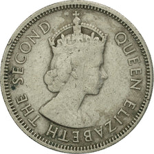 Seychelles, 1/2 Rupee, 1954, SS, Copper-nickel, KM:12