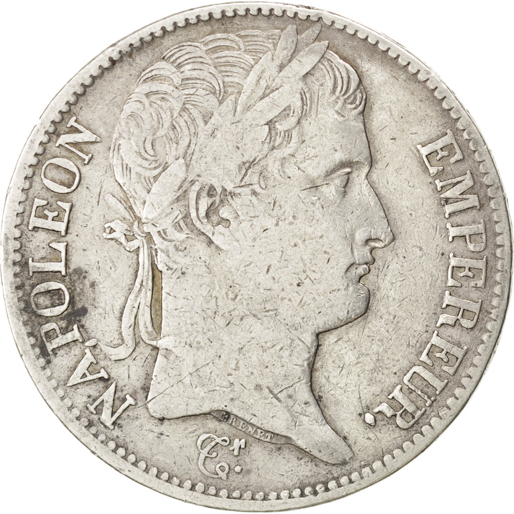 FRANCE, Napoléon I, 5 Francs, 1810, Paris, KM #694.1, EF(40-45), Silver, Gadoury