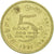 Coin, Sri Lanka, 5 Rupees, 1991, AU(55-58), Nickel-brass, KM:148.2