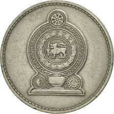 Moneta, Sri Lanka, Rupee, 1972, BB+, Rame-nichel, KM:136.1