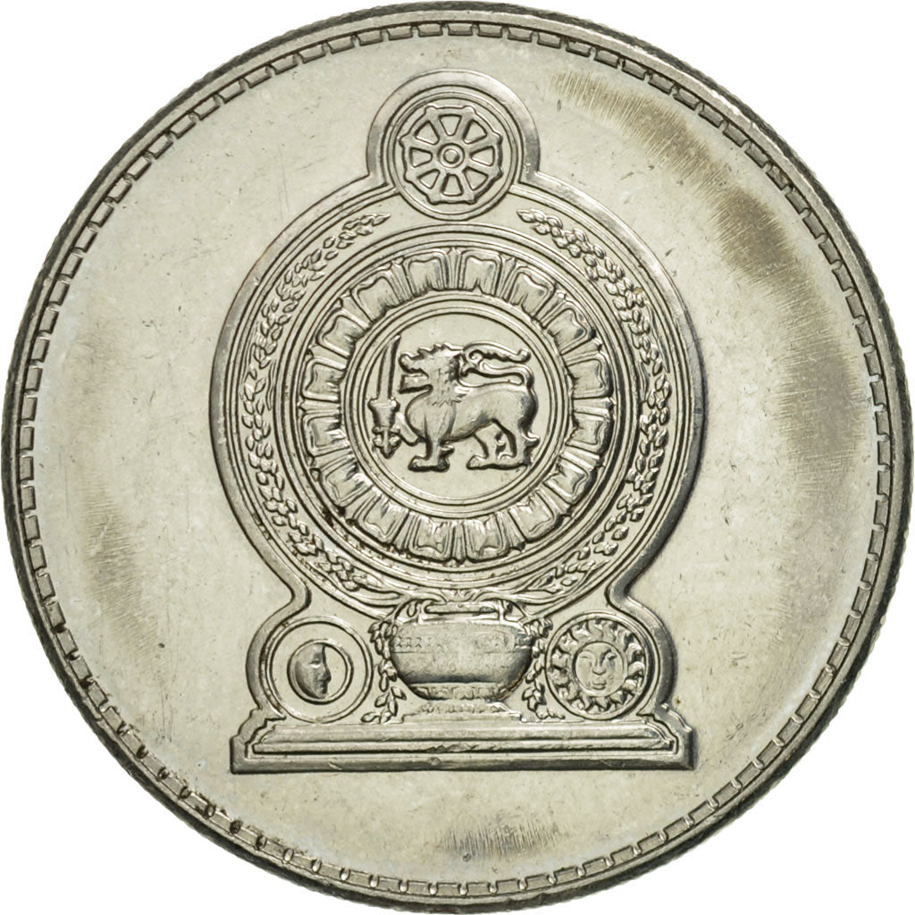 Sri Lanka, Rupee, 1996, MS(60-62), Nickel Clad Steel, KM:136a