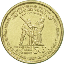 Coin, Sri Lanka, 5 Rupees, 1999, AU(55-58), Aluminum-Bronze, KM:161