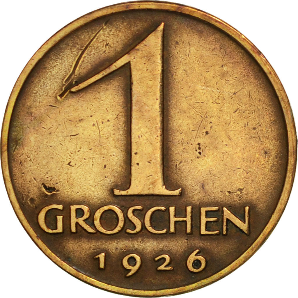 Moneda, Austria, Groschen, 1926, MBC, Bronce, KM:2836