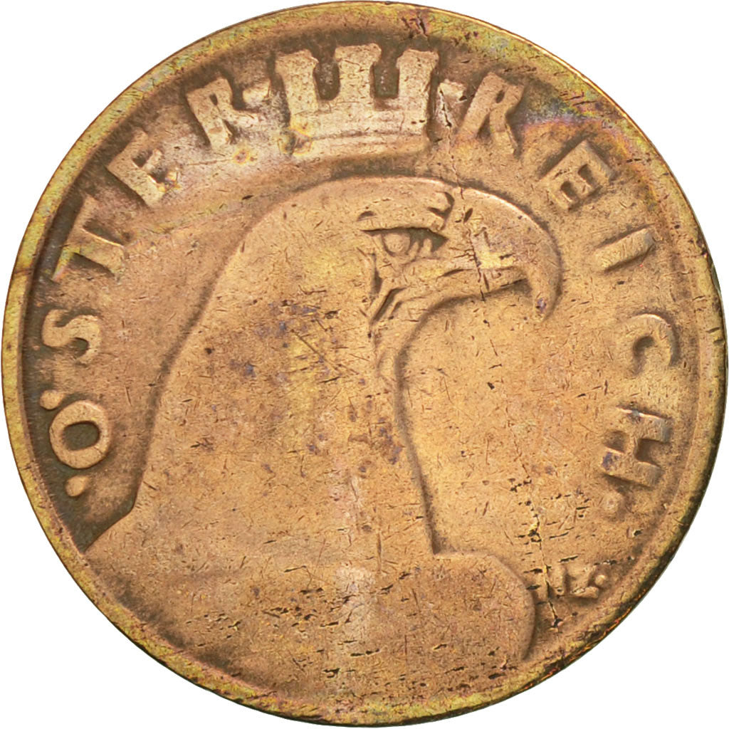 Austria, Groschen, 1936, EF(40-45), Bronze, KM:2836