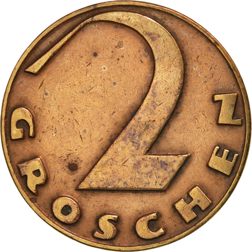 Coin, Austria, 2 Groschen, 1926, EF(40-45), Bronze, KM:2837