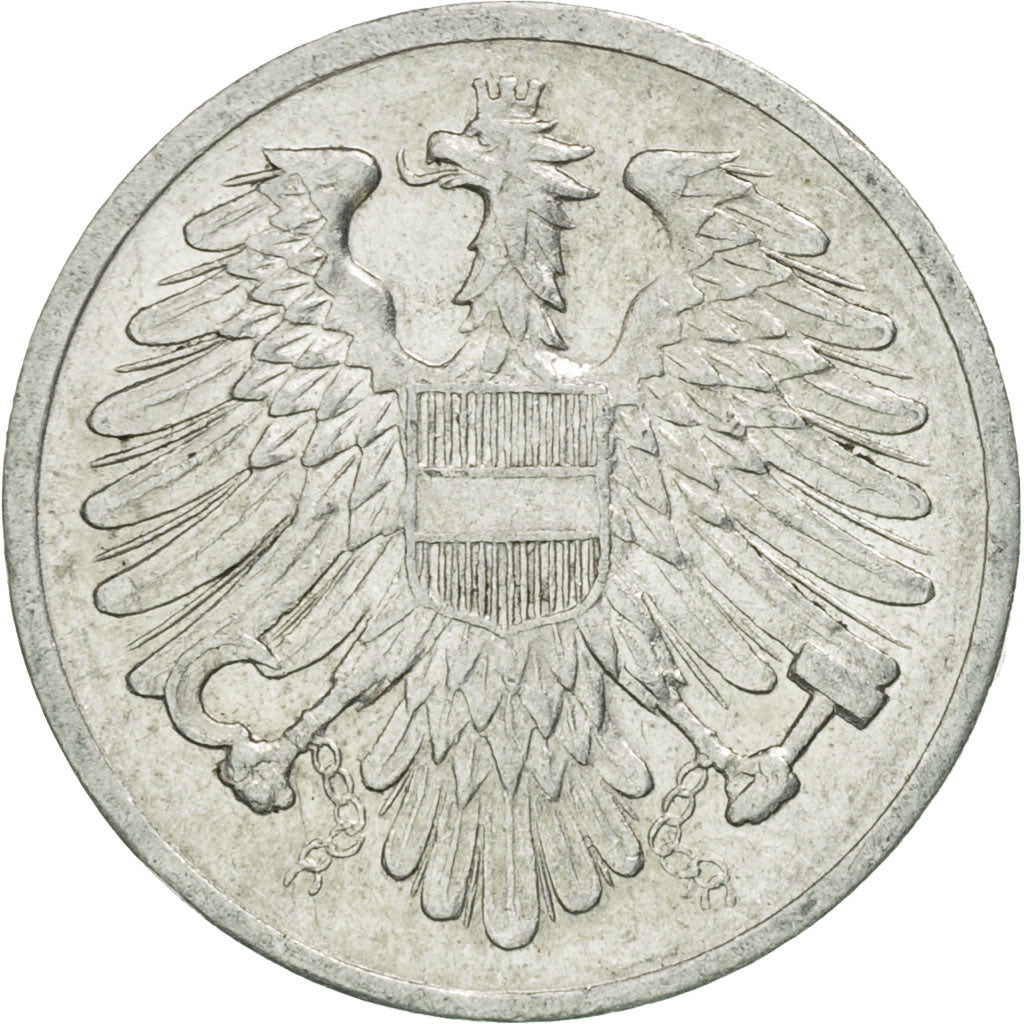Coin, Austria, 2 Groschen, 1952, AU(55-58), Aluminum, KM:2876