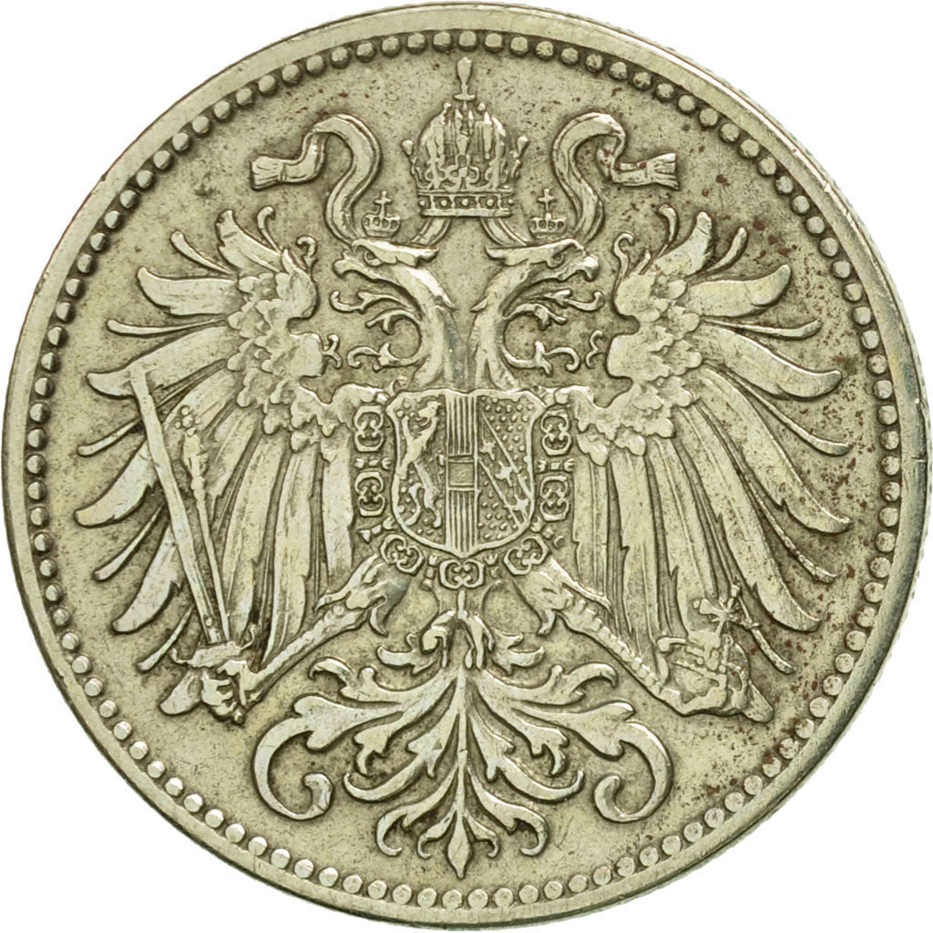 Moneta, Austria, Franz Joseph I, 10 Heller, 1915, SPL-, Rame-nichel-zinco