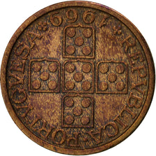 Coin, Portugal, 20 Centavos, 1969, EF(40-45), Bronze, KM:595