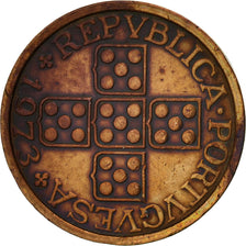 Coin, Portugal, 20 Centavos, 1973, EF(40-45), Bronze, KM:595