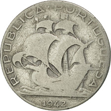 Coin, Portugal, 2-1/2 Escudos, 1942, VF(30-35), Silver, KM:580