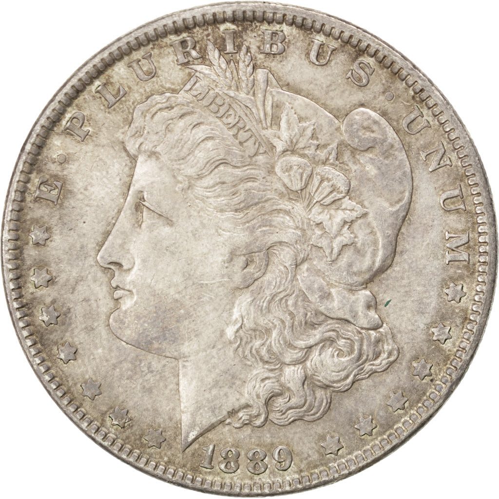 Stati Uniti, Morgan Dollar, Dollar, 1889, U.S. Mint, Philadelphia, BB+, Argen...