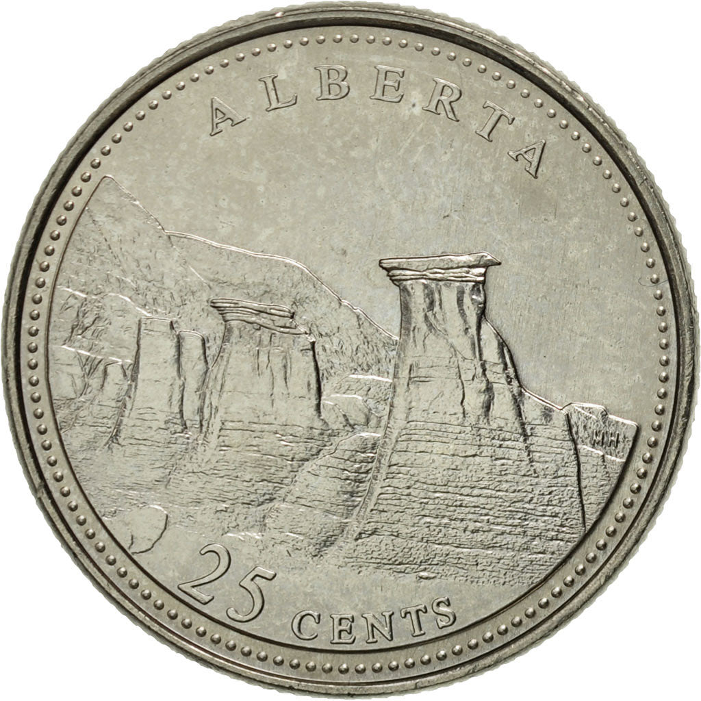Coin, Canada, Elizabeth II, 25 Cents, 1992, Royal Canadian Mint, Ottawa