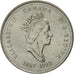 Coin, Canada, Elizabeth II, 25 Cents, 1992, Royal Canadian Mint, Ottawa