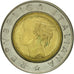 Münze, Italien, 500 Lire, 1993, Rome, SS+, Bi-Metallic, KM:160