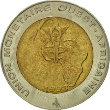 Monnaie, West African States, 250 Francs, 1993, Paris, TTB+, Bi-Metallic, KM:13
