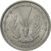 West African States, Franc, 1971, Paris, AU(55-58), Aluminum, KM:3.1