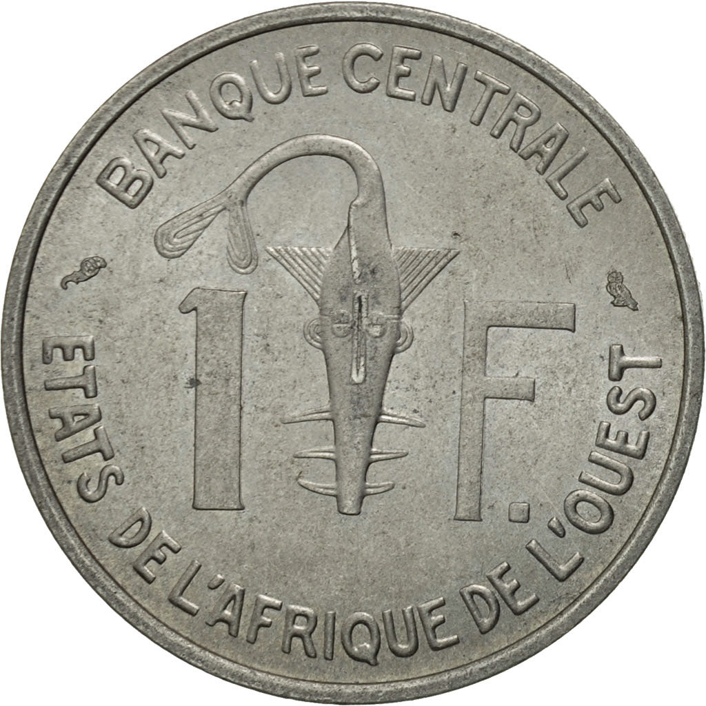 West African States, Franc, 1971, Paris, AU(55-58), Aluminum, KM:3.1