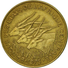 Coin, Central African States, 25 Francs, 1975, Paris, EF(40-45)