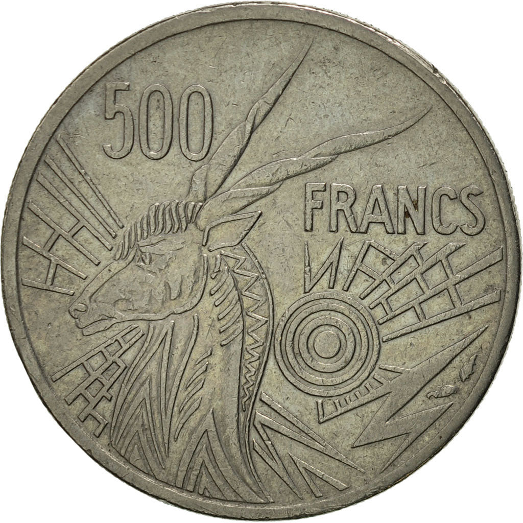 Stati dell’Africa centrale, 500 Francs, 1984, Paris, SPL-, Nichel, KM:12