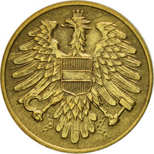 Austria, 20 Groschen, 1954, AU(55-58), Aluminum-Bronze, KM:2877