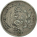 Perú, SOUTH PERU, 1/5 Sol, 1866, Lima, MBC, Plata, KM:191