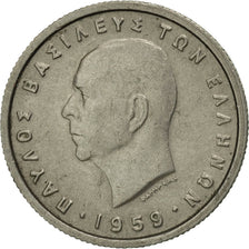Greece, Paul I, 50 Lepta, 1959, AU(50-53), Copper-nickel, KM:80
