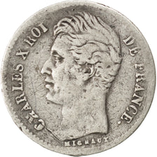 Coin, France, Charles X, 1/4 Franc, 1830, Bayonne, EF(40-45), Silver, KM:722.8