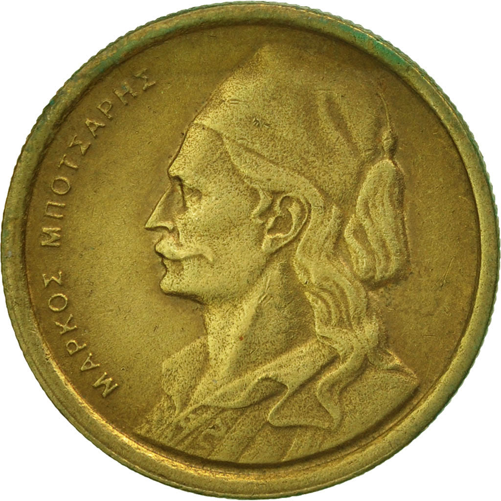 Coin, Greece, 50 Lepta, 1978, EF(40-45), Nickel-brass, KM:115