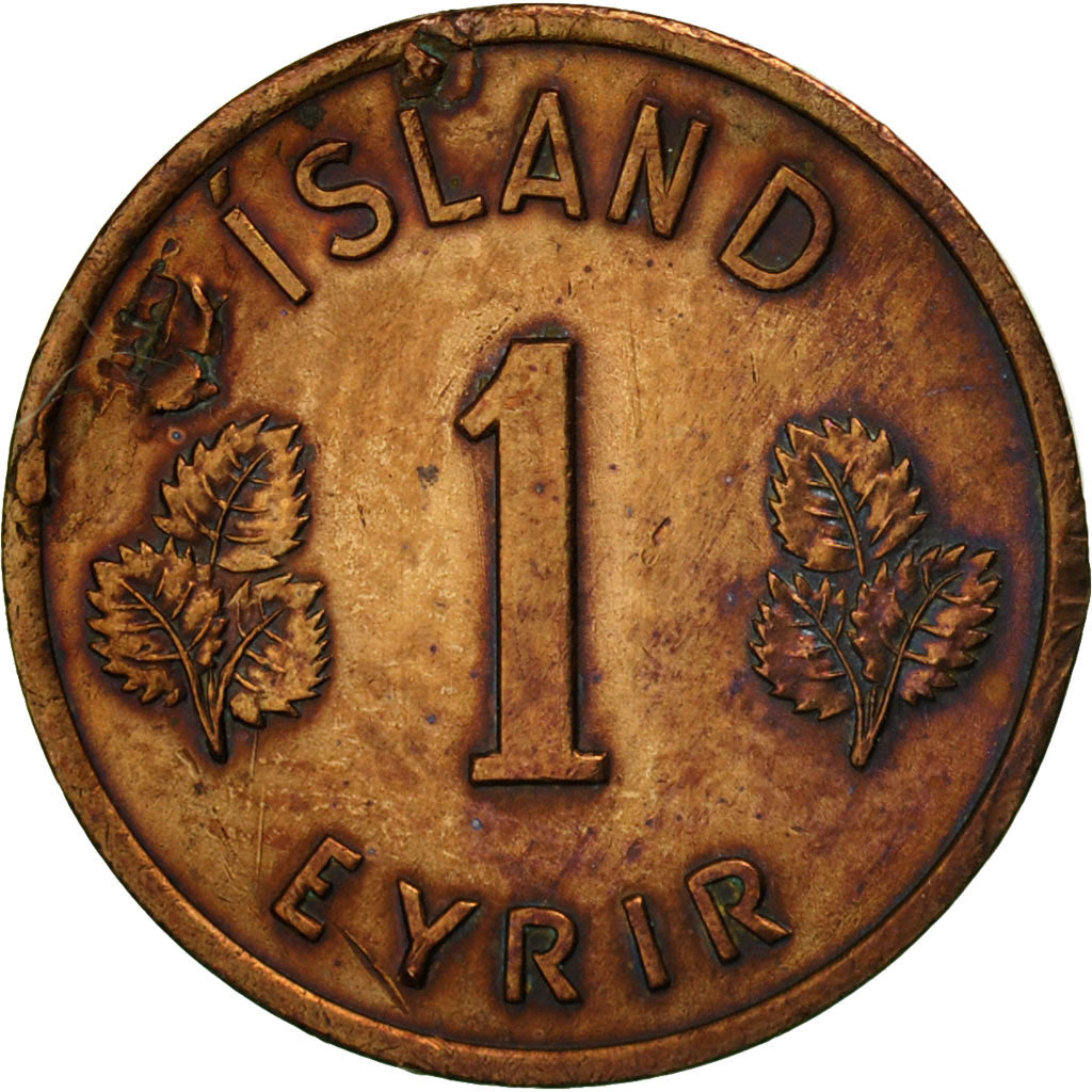 Iceland, Eyrir, 1966, SS, Bronze, KM:8