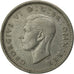 Coin, Great Britain, George VI, 6 Pence, 1950, AU(50-53), Copper-nickel, KM:875