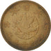 JAPAN, Sen, 1938, KM #55, AU(55-58), Bronze, 23, 3.77