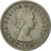 Coin, Great Britain, Elizabeth II, 6 Pence, 1955, EF(40-45), Copper-nickel