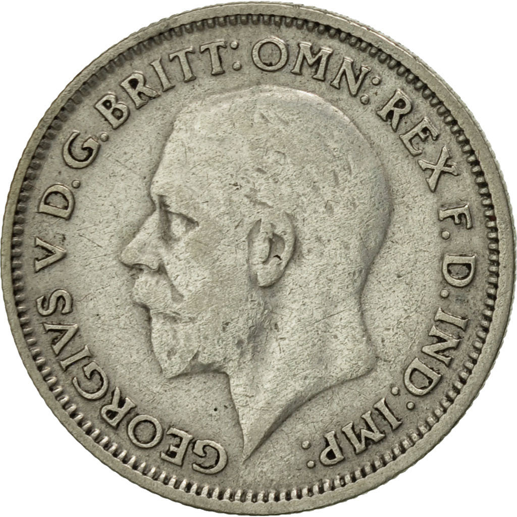 Great Britain, George V, 6 Pence, 1931, EF(40-45), Silver, KM:832