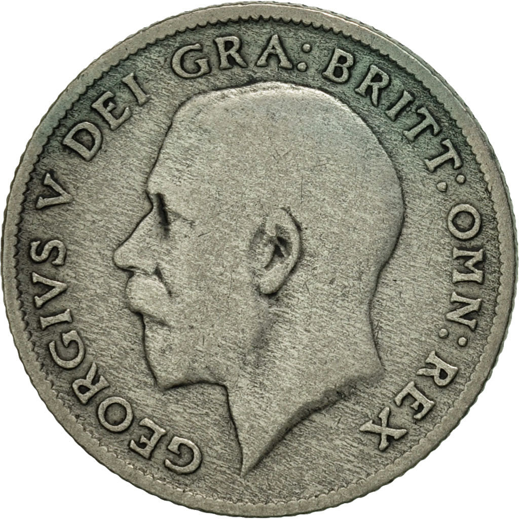 Great Britain, George V, 6 Pence, 1920, VF(30-35), Silver, KM:815