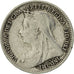 Great Britain, Victoria, 3 Pence, 1901, EF(40-45), Silver, KM:777