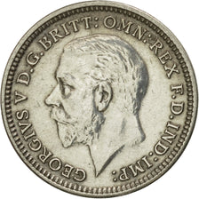 Great Britain, George V, 3 Pence, 1930, AU(50-53), Silver, KM:831