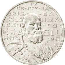 BRAZIL, 2000 Reis, 1932, KM #532, AU(55-58), Silver, 26, 7.96
