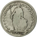 Münze, Schweiz, Franc, 1876, Bern, S+, Silber, KM:24