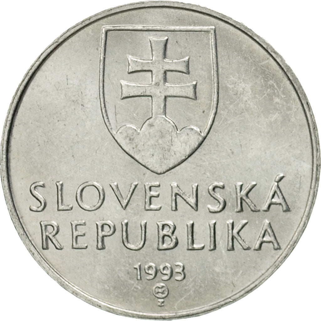 Moneta, Slovacchia, 10 Halierov, 1993, SPL-, Alluminio, KM:17