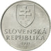 Moneta, Słowacja, 10 Halierov, 1993, AU(55-58), Aluminium, KM:17