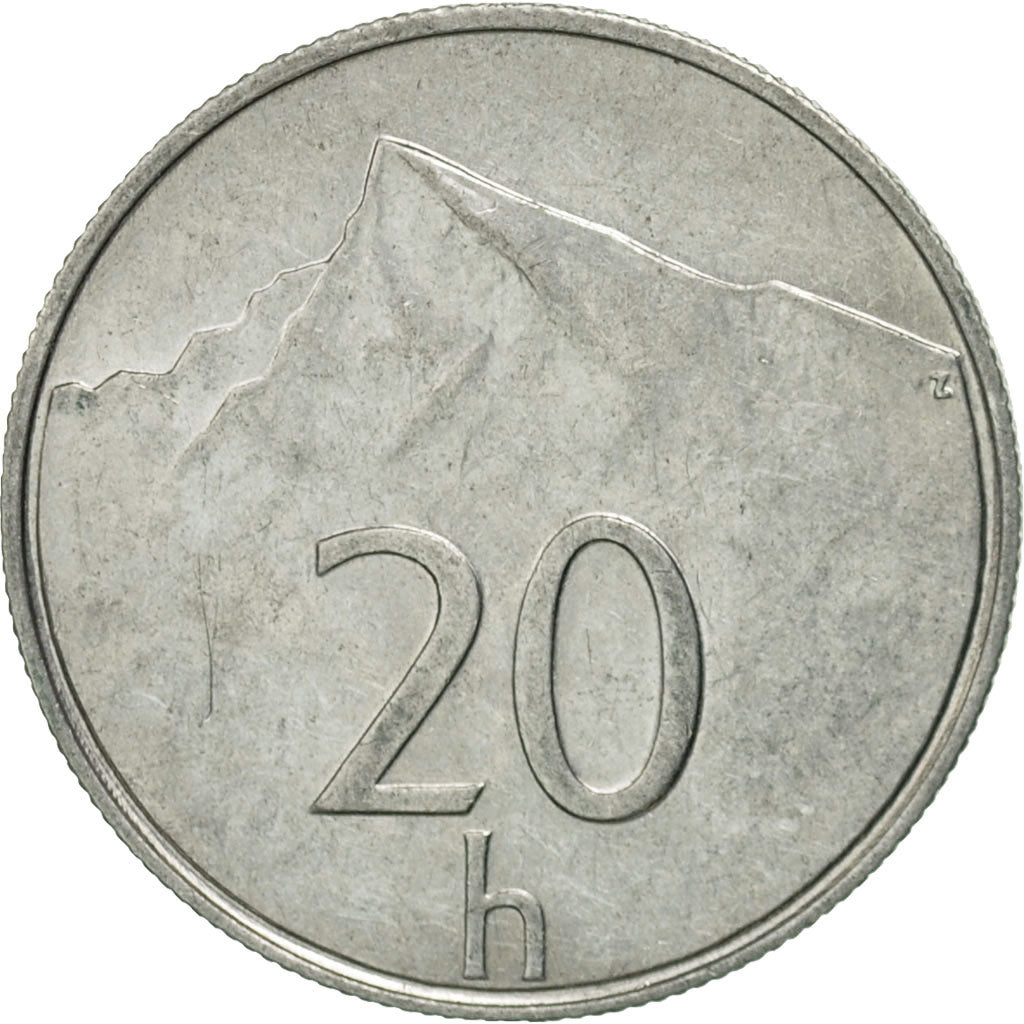 Moneta, Slovacchia, 20 Halierov, 1994, SPL-, Alluminio, KM:18