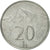 Moneta, Słowacja, 20 Halierov, 1994, AU(55-58), Aluminium, KM:18