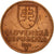Coin, Slovakia, 50 Halierov, 2004, EF(40-45), Copper Plated Steel, KM:35