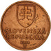 Munten, Slowakije, 50 Halierov, 2004, ZF, Copper Plated Steel, KM:35