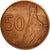 Coin, Slovakia, 50 Halierov, 2004, EF(40-45), Copper Plated Steel, KM:35