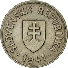 Slovacchia, 50 Halierov, 1941, BB, Rame-nichel, KM:5