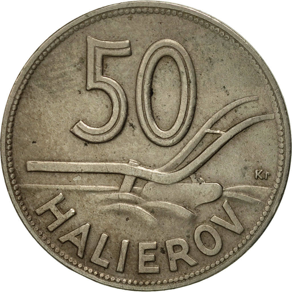 Slowakei, 50 Halierov, 1941, SS, Copper-nickel, KM:5