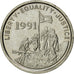 Coin, Eritrea, Cent, 1997, MS(60-62), Nickel Clad Steel, KM:43